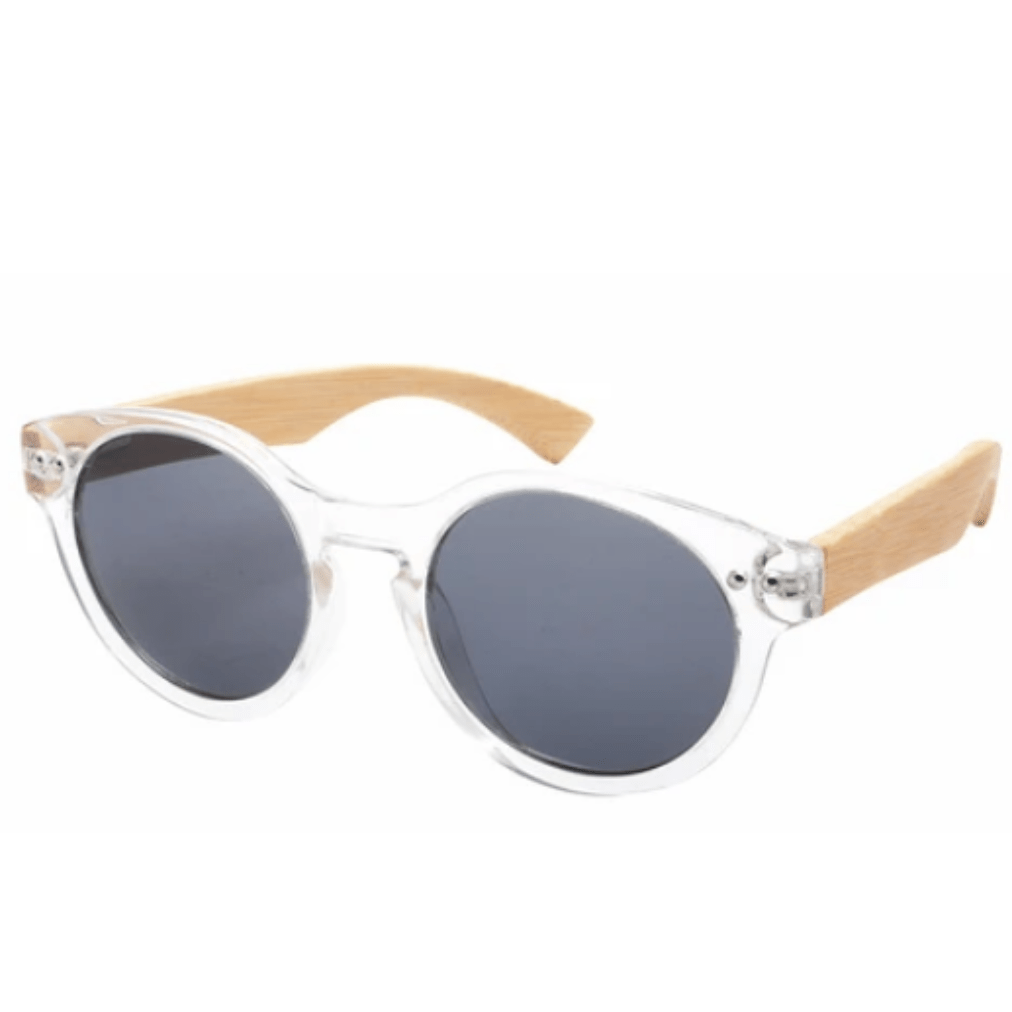 Clydevale Sunnies (P)-ACCESSORIES / SUNGLASSES-Lonsy Eyewear International Co.Ltd (CHI)-Clear, Grey Lense-The Outpost NZ