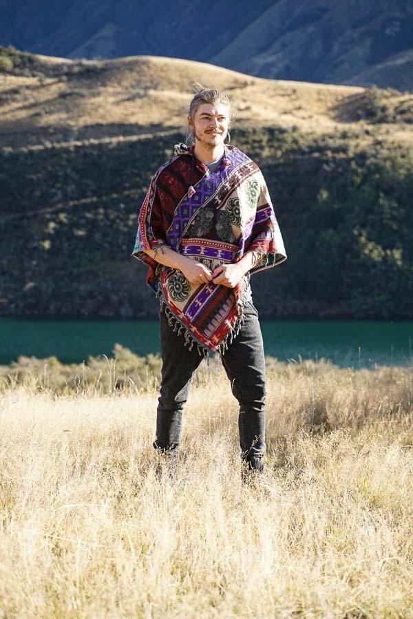 Diamond Poncho-CLOTHING / PONCHO-ASBA Exports (IND) discontinue-Mixed-Multi-The Outpost NZ