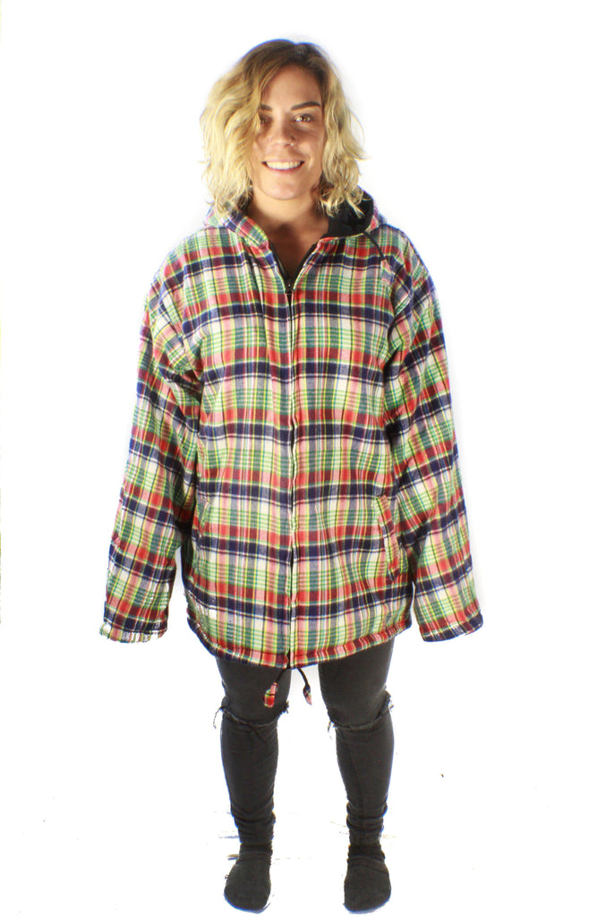 Shepherd Cotton Jacket-CLOTHING / OUTERWEAR-STHAPIT INDUSTRIES (NEP)-Green Plaid-S-The Outpost NZ