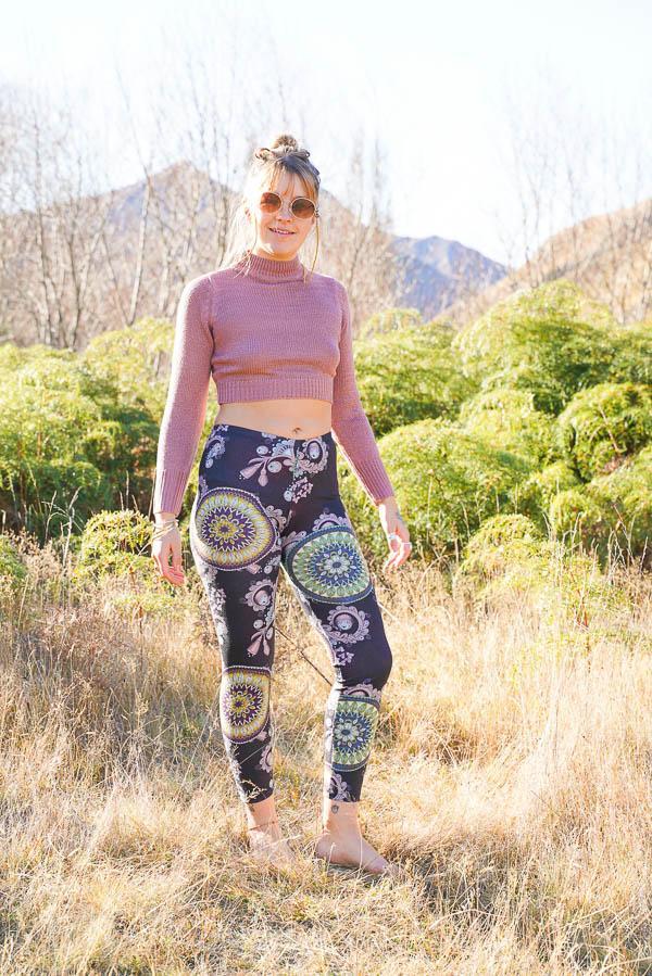 Sunshine Leggings-CLOTHING / PANTS-Sunshine (THA)-V+S Cosmic-Black-The Outpost NZ