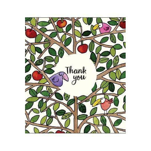 Thank You Birds in Tree Card-NZ CARDS-Affirmations (NZ)-The Outpost NZ