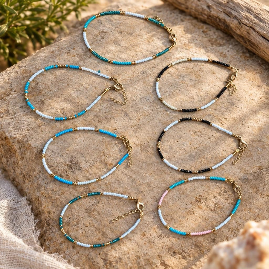 Beachy Bead Stripe Bracelets [anookz:20b31956-4e02-4d20-94fe-e554ce2c5e2d]