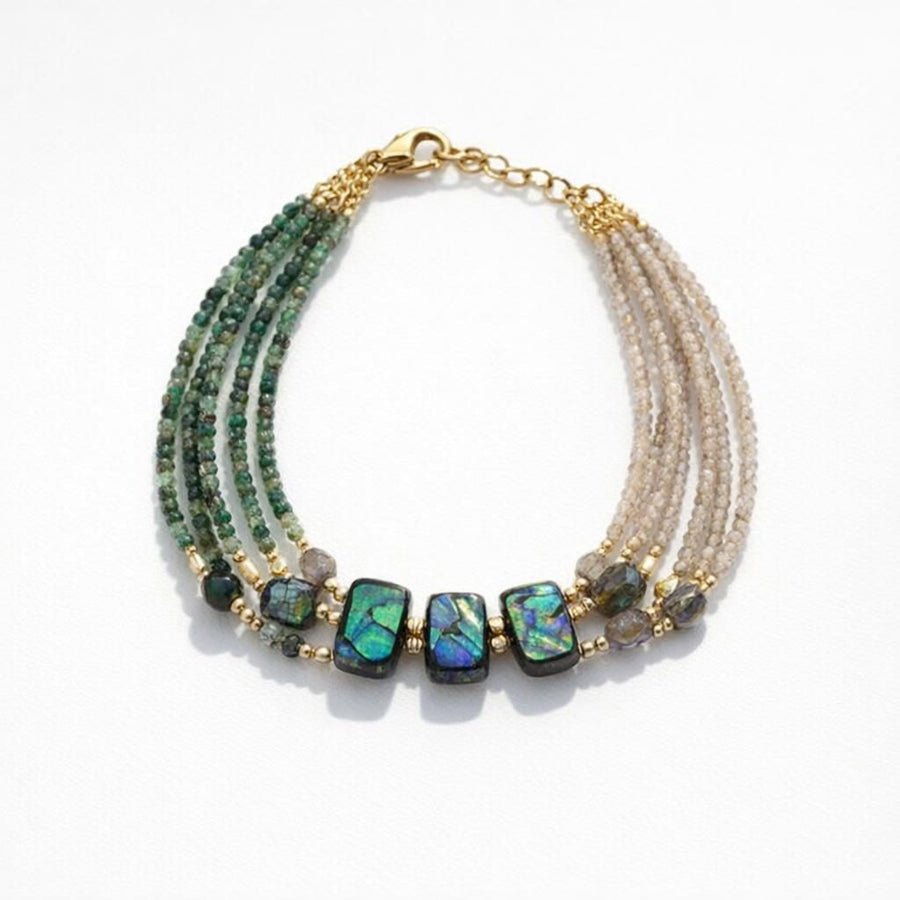 Azure Tide Paua Fleck Bracelet - The Outpost NZ