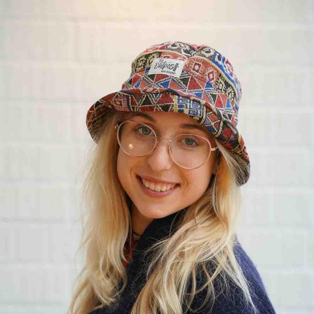 Curl Edge Bucket Hat Patterned - The Outpost NZ