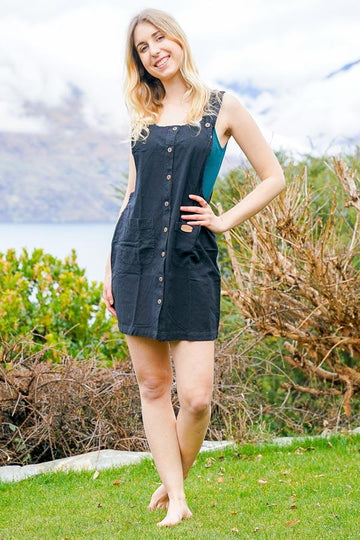 Lucy Button Dress - The Outpost NZ