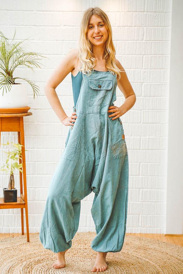 Aladdin Dungarees Plain - The Outpost NZ