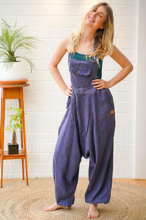 Aladdin Dungarees Plain - The Outpost NZ