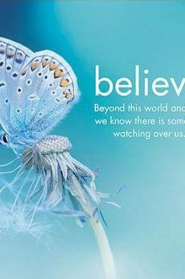 Believe Butterfly Card-NZ CARDS-Affirmations (NZ)-The Outpost NZ