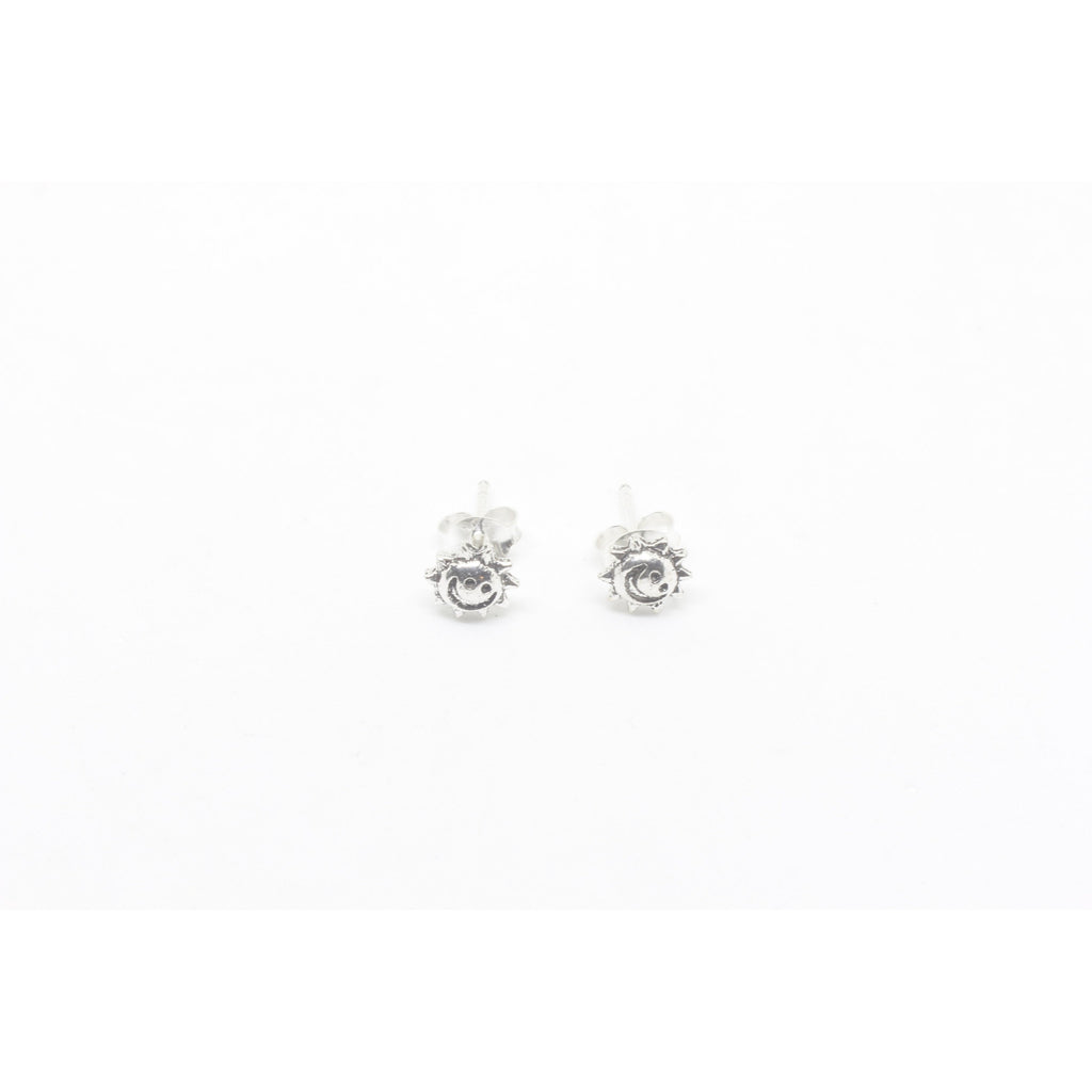 Blu Silver Studs-JEWELLERY / RINGS-Mimi Silver (THA)-The Outpost NZ