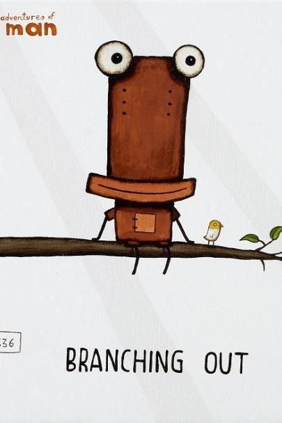 Branching Out Note Card-NZ CARDS-Image Vault ltd (NZ)-The Outpost NZ