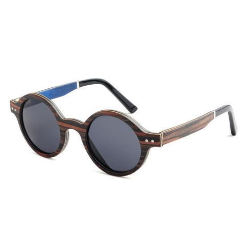 Brunswick Sunnies-ACCESSORIES / SUNGLASSES-Lonsy Eyewear International Co.Ltd (CHI)-Ebony, Grey Lense-The Outpost NZ