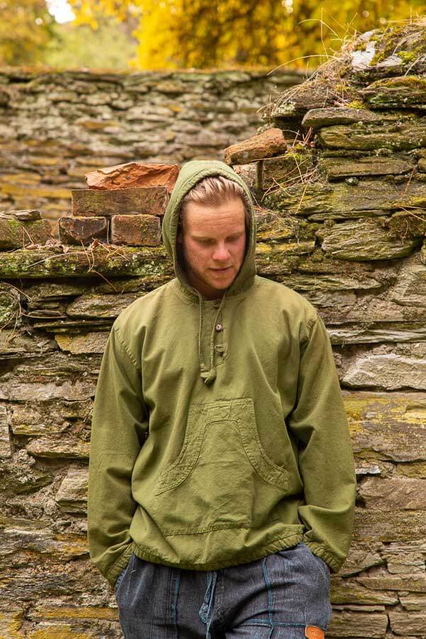 Callum Hoodie-CLOTHING / OUTERWEAR-Choice Fashion (NEP)-Green-S-The Outpost NZ[Mens]