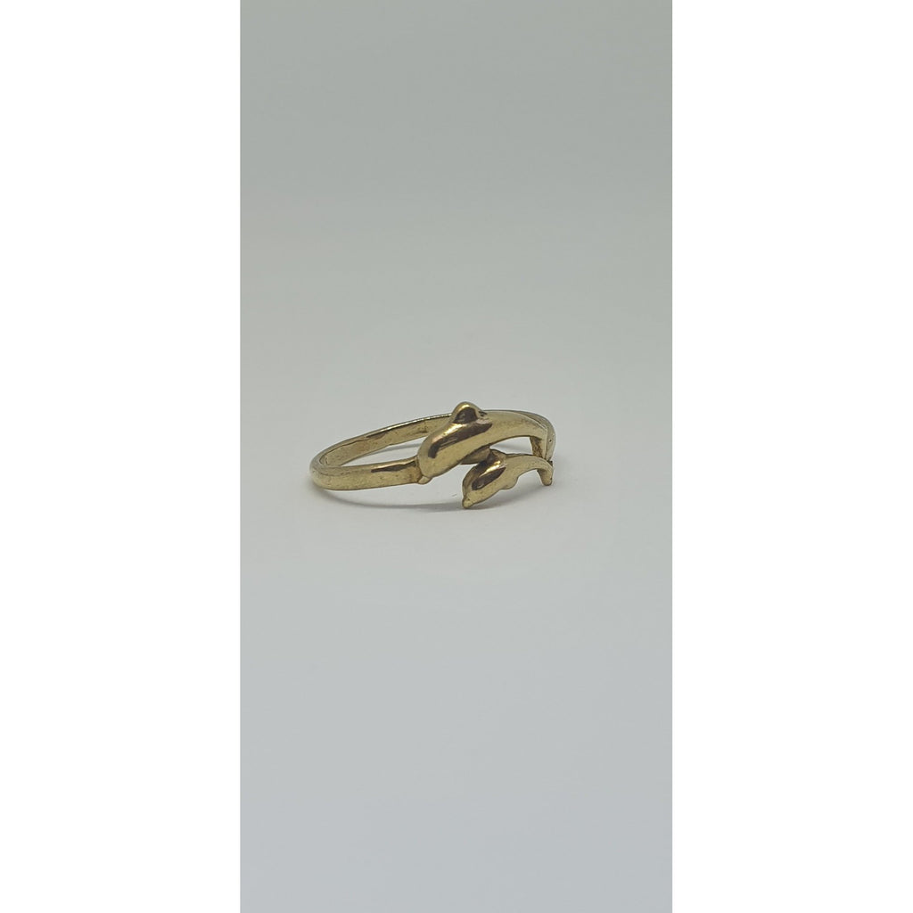 Dolphin Fam Brass Rings - The Outpost NZ