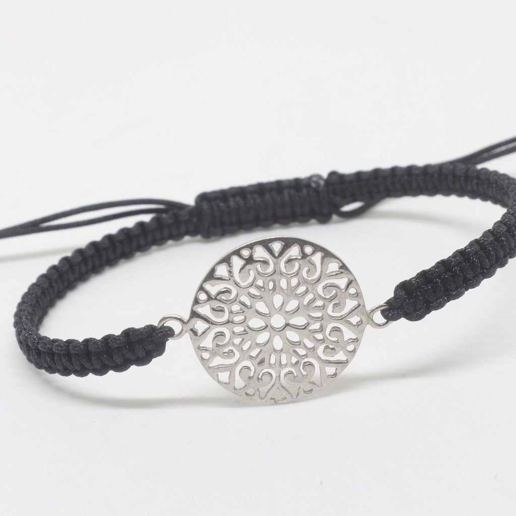 Colette Silver Design Bracelet-JEWELLERY / BRACELET-Chee Shop (THA)-Mandala-The Outpost NZ