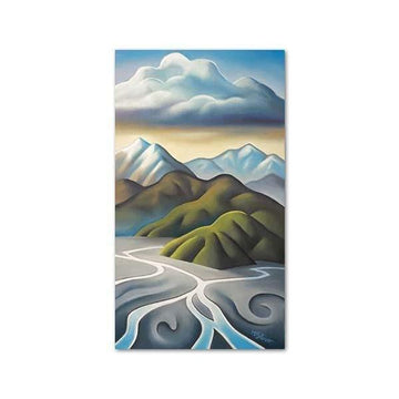 Confluence Canvas by Mike Glover,NZ ART,The Outpost NZ The Outpost NZ, New Zealand, outpost, Queenstown 