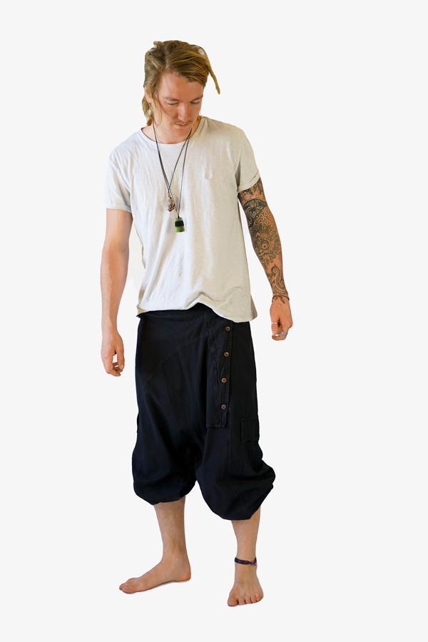 Crop Poseidon Pants-CLOTHING / PANTS-Choice Fashion (NEP)-Blue-Small-The Outpost NZ[Mens]