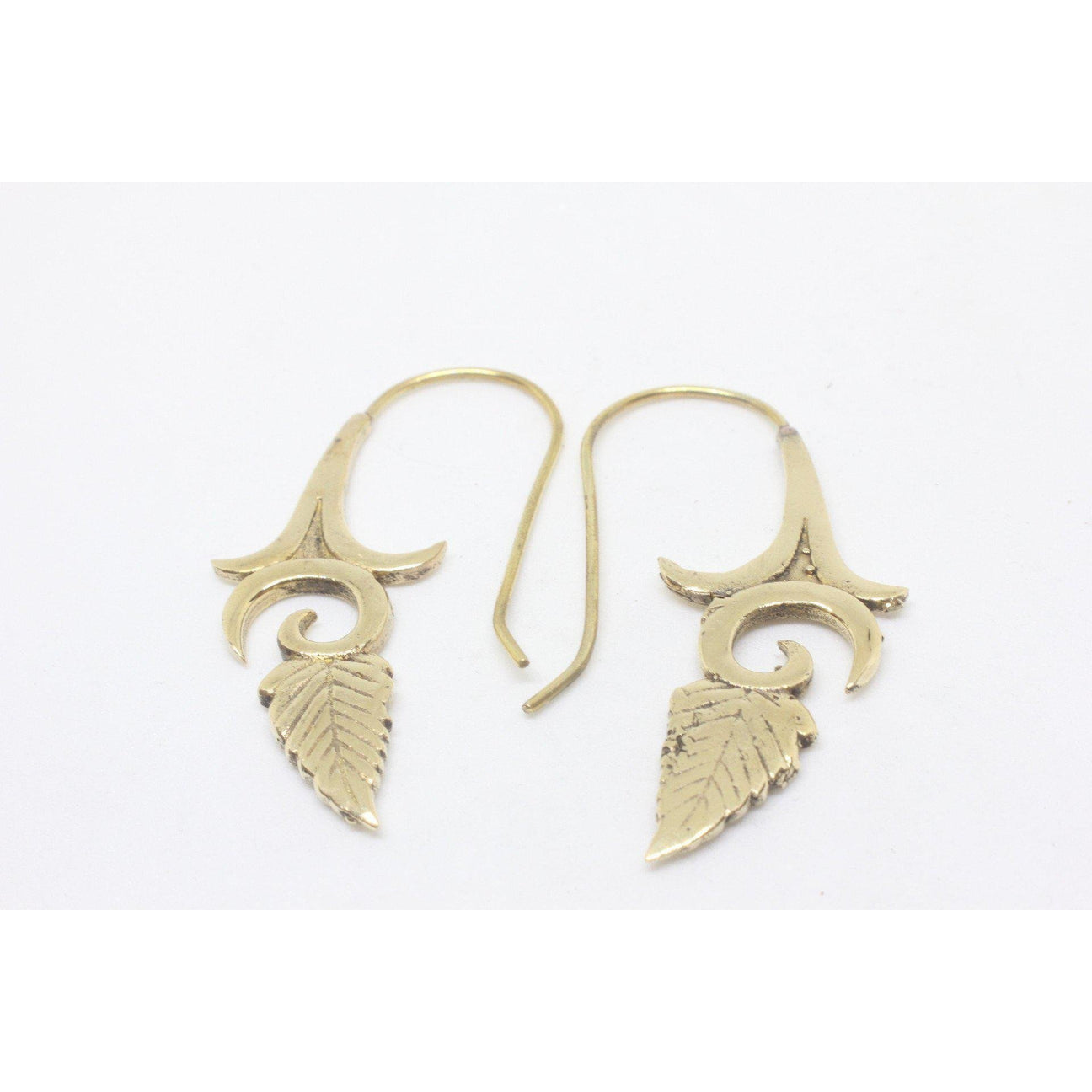 Daria Brass Earrings-JEWELLERY / EARRINGS-Gopal Brass Man (IND)-The Outpost NZ