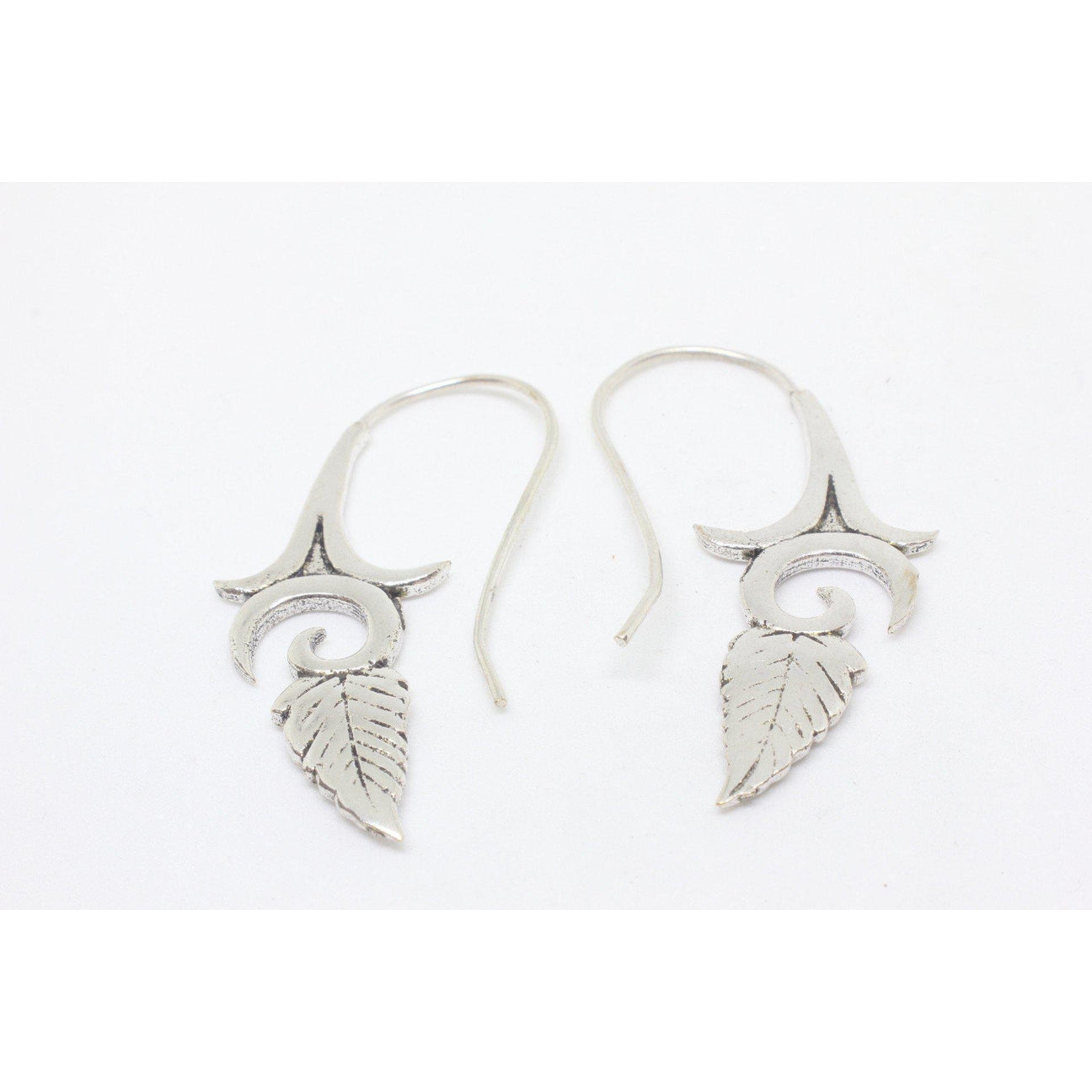 Daria Silver Plated Earrings-JEWELLERY / EARRINGS-Gopal Brass Man (IND)-The Outpost NZ