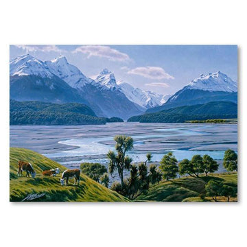 Dart River Canvas By Peter Morath,NZ ART,The Outpost NZ The Outpost NZ, New Zealand, outpost, Queenstown 