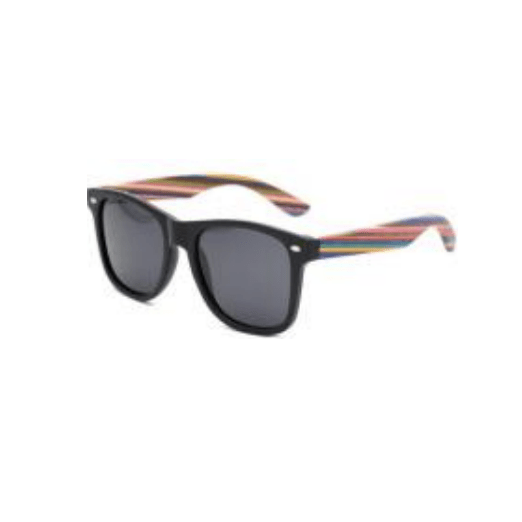 Dobson Sunnies-ACCESSORIES / SUNGLASSES-Lonsy Eyewear International Co.Ltd (CHI)-Rainbow, Grey Lense-The Outpost NZ