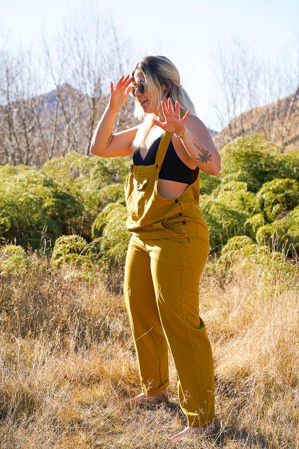 Dungarees Plain-CLOTHING / DUNGAS-Choice Fashion (NEP)-Black-S-The Outpost NZ