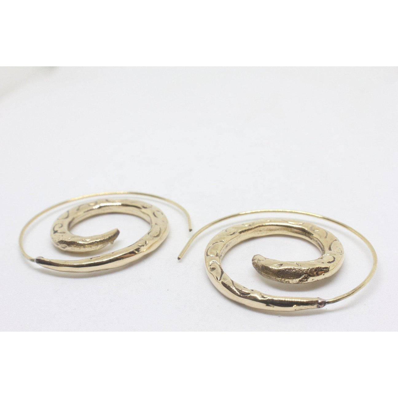 Eileen Brass Earrings-JEWELLERY / EARRINGS-Gopal Brass Man (IND)-The Outpost NZ