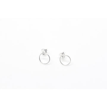 Exa Silver Studs-EARRINGS-Not specified-The Outpost NZ