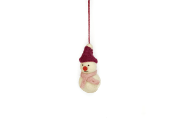 Felt Snowman-FESTIVE-Dynamic Craft PVT. LTD (NEP)-The Outpost NZ