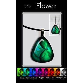 Flower Triangle-NZ JEWELLERY-TracyH (NZ)-Green-Earrings-The Outpost NZ