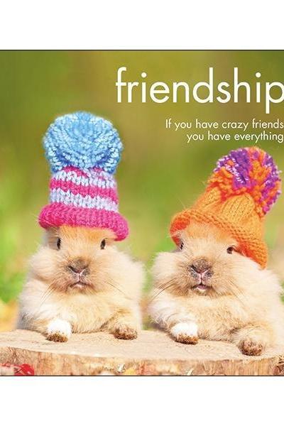 Friendship Bunnies Card-NZ CARDS-Affirmations (NZ)-The Outpost NZ