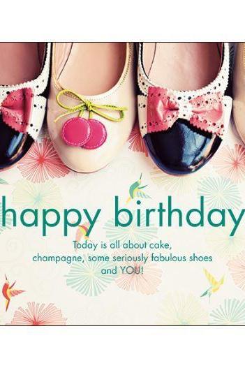 Happy Birthday Shoes Card-NZ CARDS-Affirmations (NZ)-The Outpost NZ