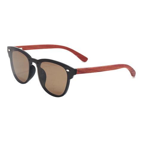 Harapepe Sunnies-ACCESSORIES / SUNGLASSES-Lonsy Eyewear International Co.Ltd (CHI)-Black, Brown Lense-The Outpost NZ