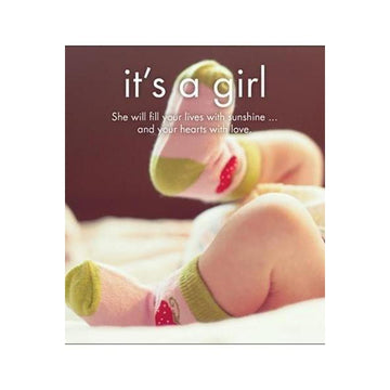 It's a Girl Card-NZ CARDS-Affirmations (NZ)-The Outpost NZ