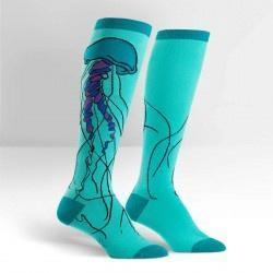 Jellyfish Female Knee Socks-NZ ACCESSORIES-Espial Marketing Ltd (NZ)-The Outpost NZ