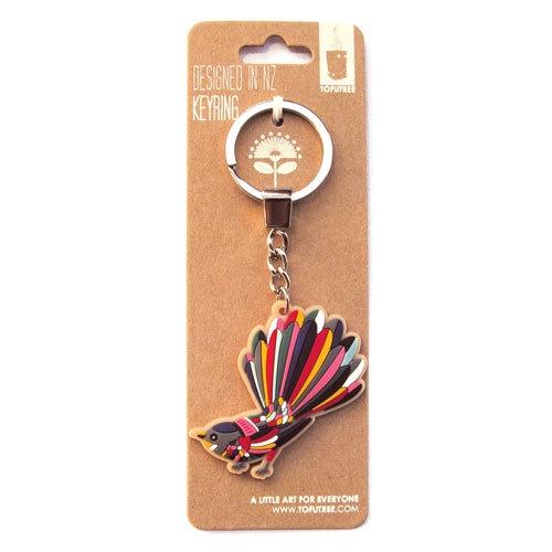 Key Ring-NZ STATIONERY-TofuTree (NZ)-Fantail-The Outpost NZ