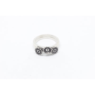 Kulap Silver Ring Set-JEWELLERY / RINGS-Silver Mature (THA)-52-The Outpost NZ