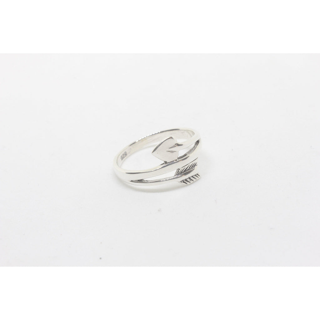 Lea Arrow Silver Ring-JEWELLERY / RINGS-Silver Lion (THA)-52-The Outpost NZ