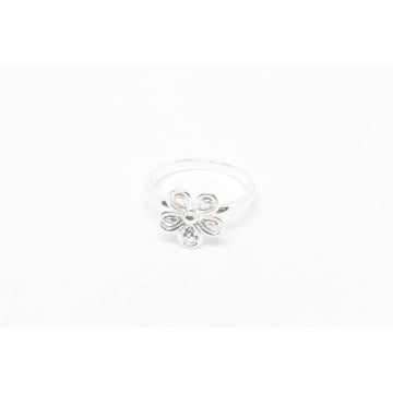 Lilly Silver Ring-JEWELLERY / RINGS-Silver Mature (THA)-55-The Outpost NZ