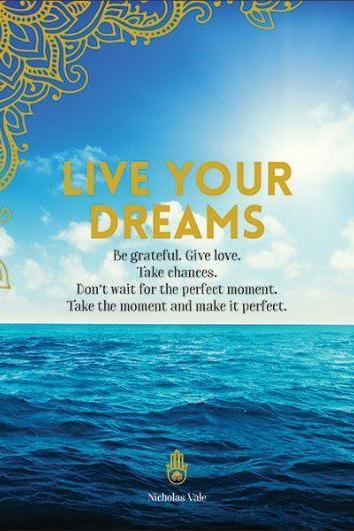 Live Your Dreams Sea Card-NZ CARDS-Affirmations (NZ)-The Outpost NZ