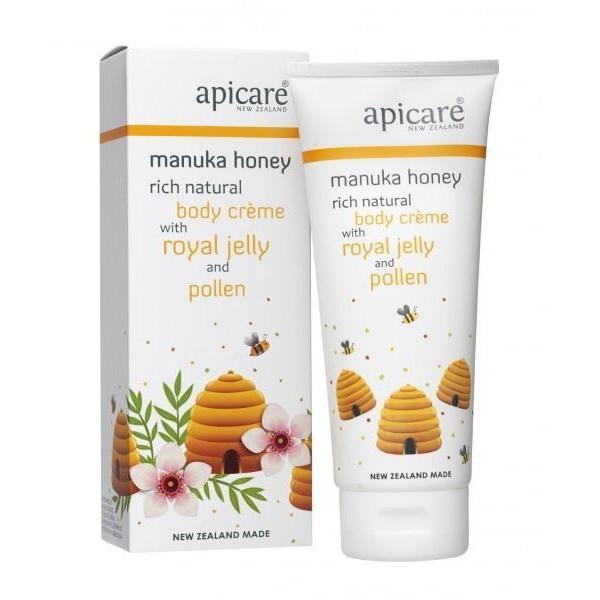 Manuka Honey Body Creme - Royal Jelly & Pollen 200g-NZ SKINCARE-Honey & Herbs (NZ)-The Outpost NZ