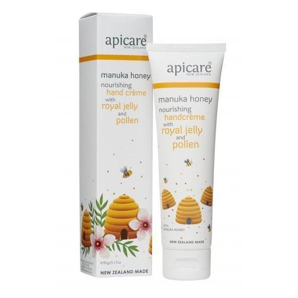 Manuka Honey Handcreme- Royal Jelly & Pollen 90g-NZ SKINCARE-Honey & Herbs (NZ)-The Outpost NZ