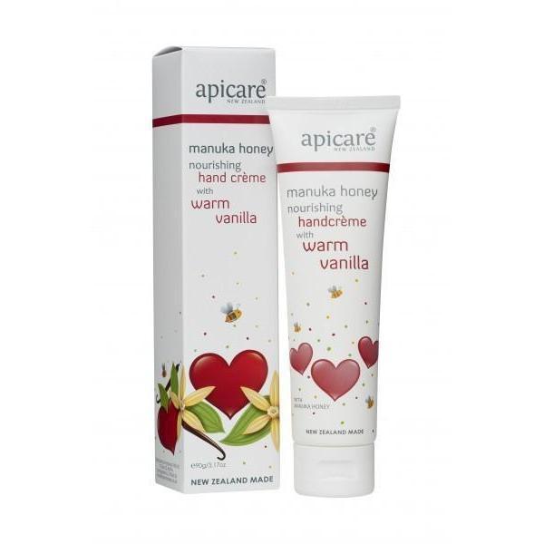 Manuka Honey Handcreme- Warm Vanilla 90g-NZ SKINCARE-Honey & Herbs (NZ)-The Outpost NZ