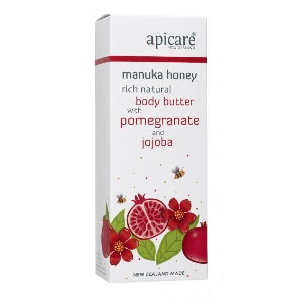 Manuka Honey Rich Natural Body Butter - Pomegranate 200g-NZ SKINCARE-Honey & Herbs (NZ)-The Outpost NZ