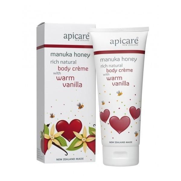 Manuka Honey Rich Natural Body Creme - Warm Vanilla 200g-NZ SKINCARE-Honey & Herbs (NZ)-The Outpost NZ