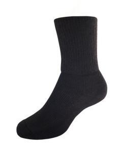 Merino Comfort Top Sock-NZ ACCESSORIES-COMFORT SOCKS NZ LTD (NZ)-3 to 5-Black-The Outpost NZ