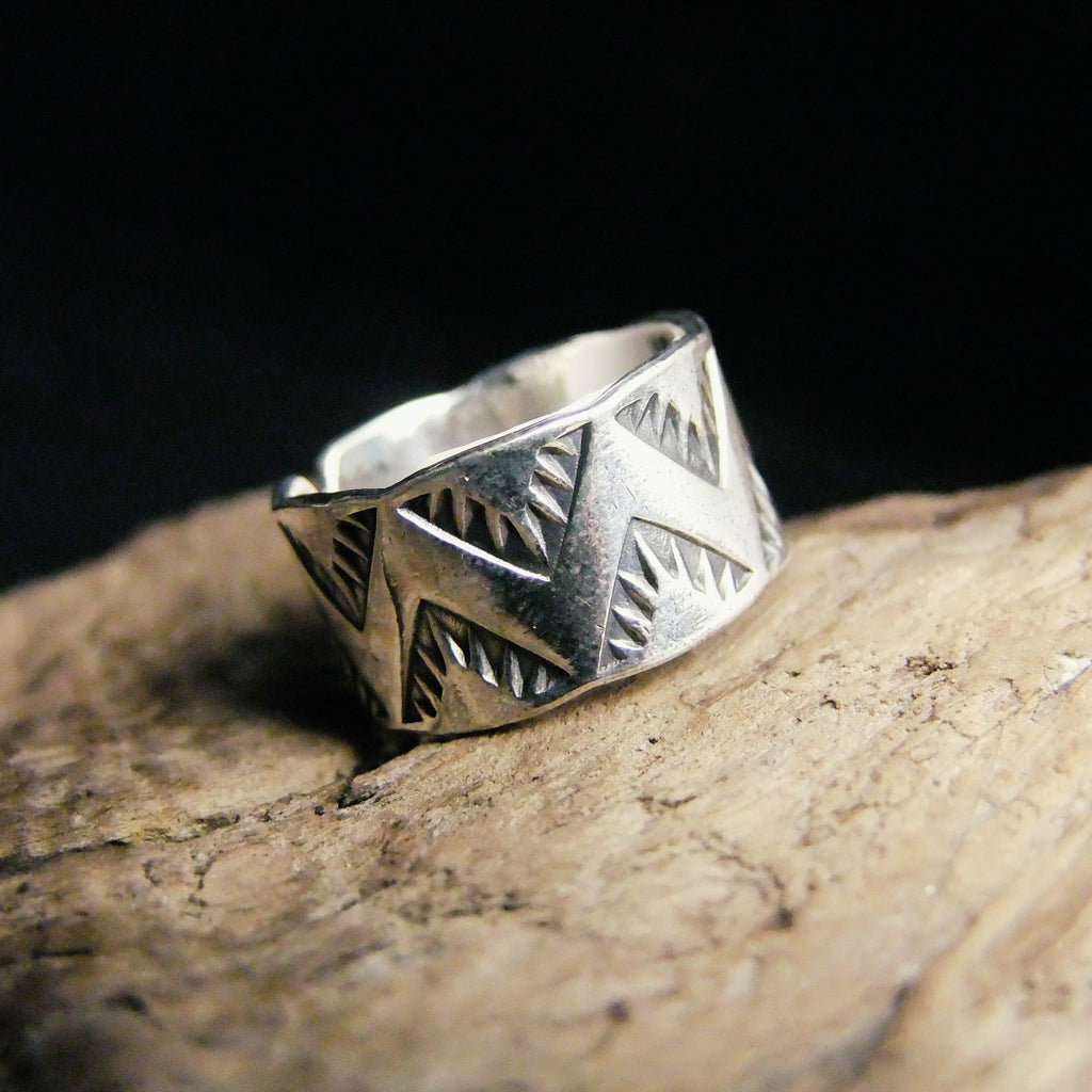 Mountain Wide Silver Ring-JEWELLERY / RINGS-Jewelery Center (THA)-56-The Outpost NZ