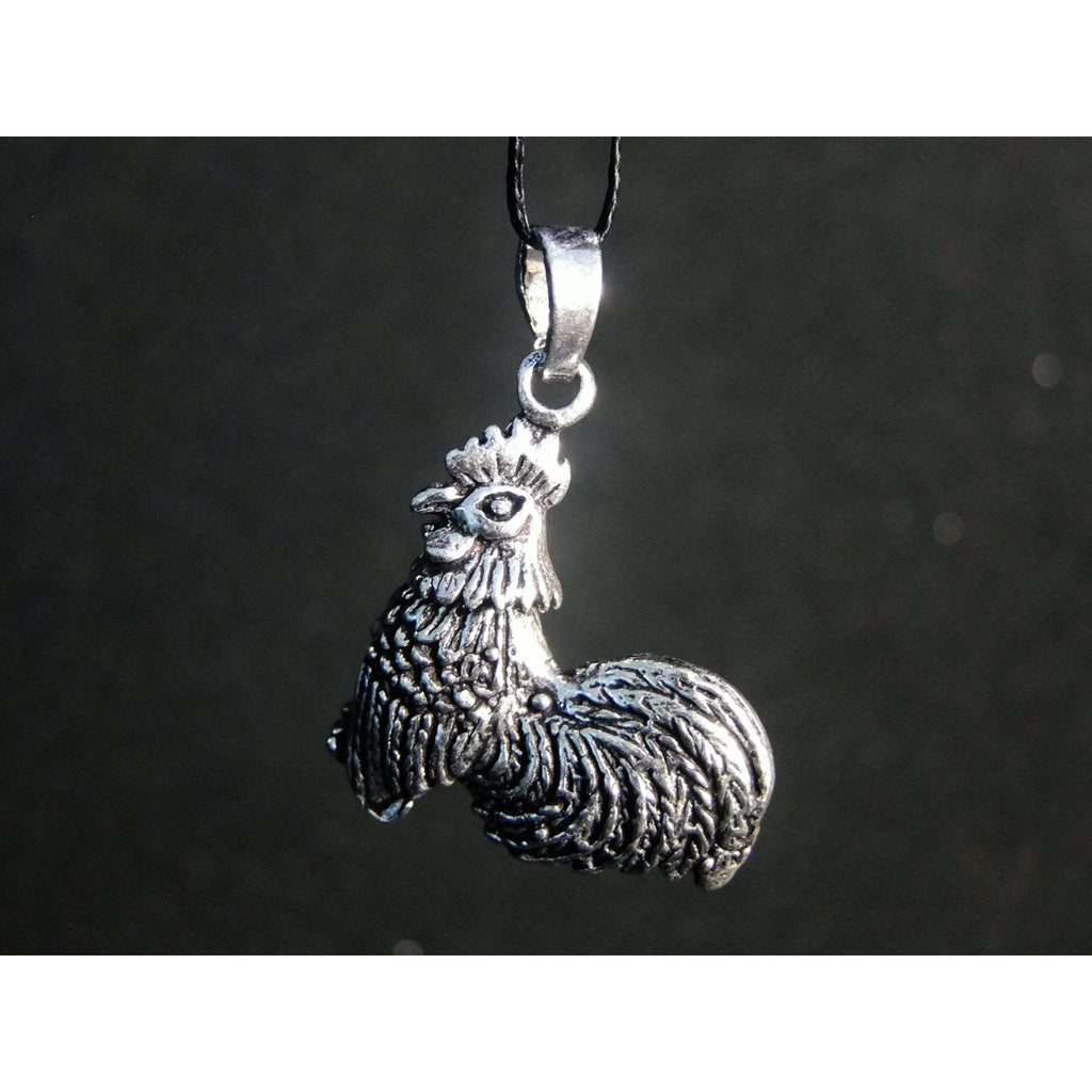 Movable Rooster Pendant-JEWELLERY / NECKLACE & PENDANT-Not specified-White Metal-The Outpost NZ