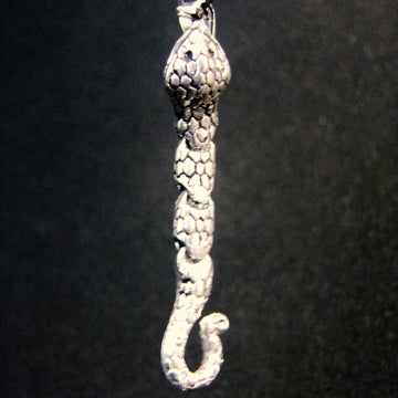 Movable Snake Pendant-JEWELLERY / NECKLACE & PENDANT-Not specified-White Metal-The Outpost NZ