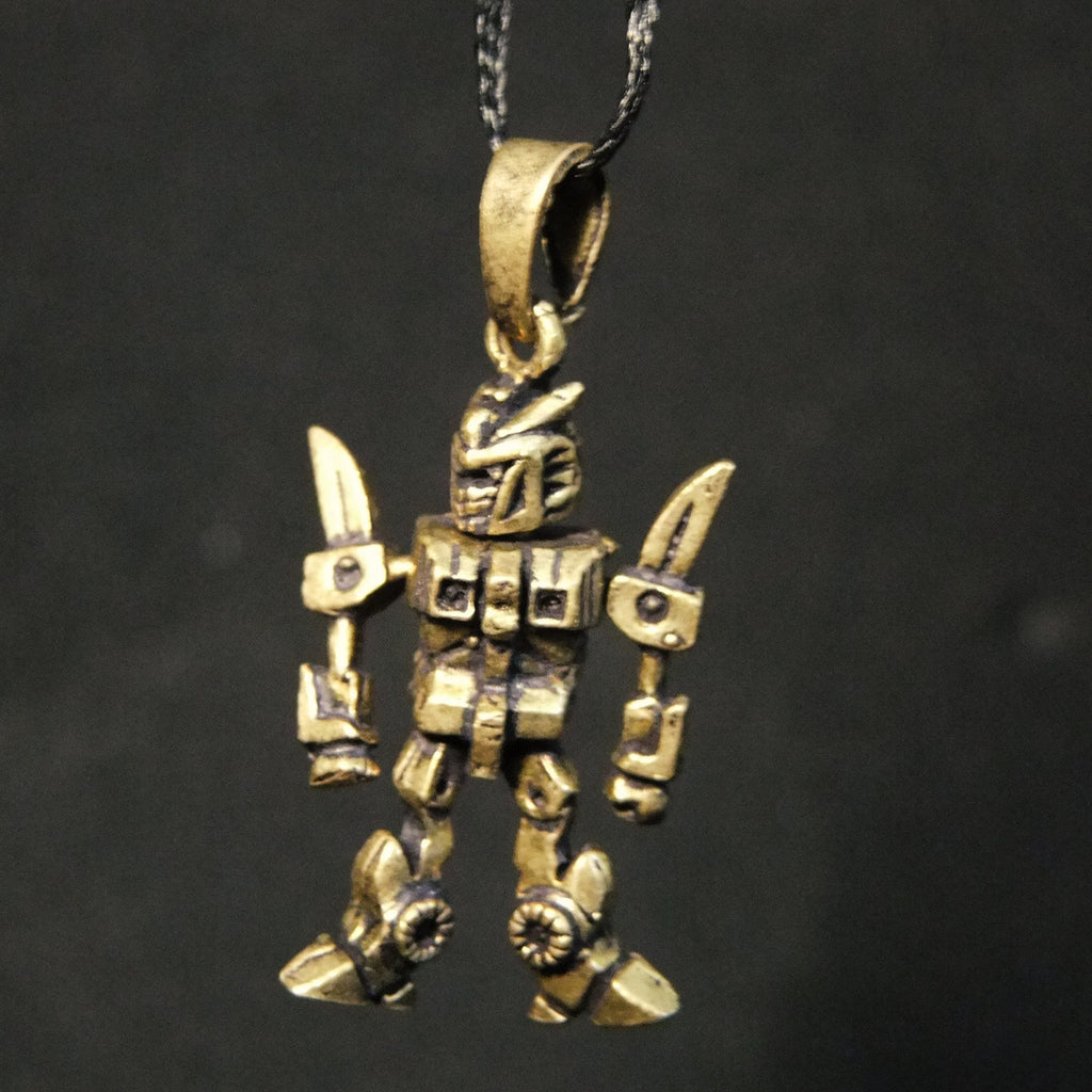 Movable Transformer Pendant-JEWELLERY / NECKLACE & PENDANT-Not specified-Brass-The Outpost NZ
