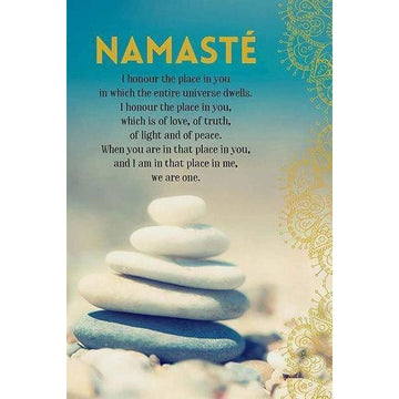 Namaste Cairn Card-NZ CARDS-Affirmations (NZ)-The Outpost NZ